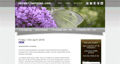 Desktop Screenshot of james-champion.com