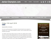 Tablet Screenshot of james-champion.com